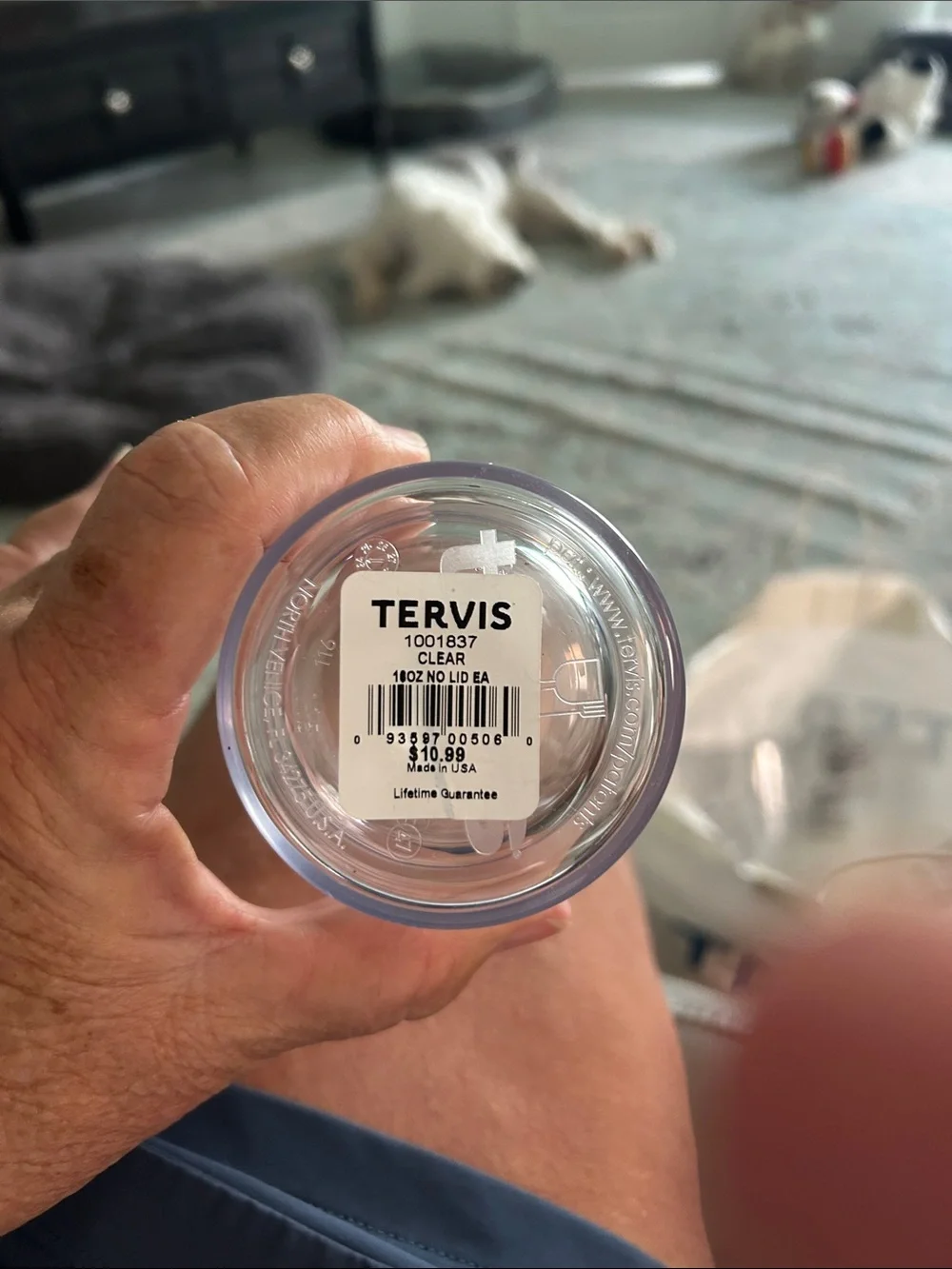 NWT tervis Clear Party Cups Set of 6 - Transparent